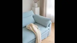 Fiorello Denim Slipcovered Sofa