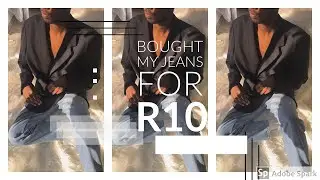 I bought my jeans for R10??// South African Youtuber