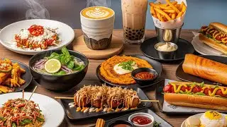 Wagyu Beef Pho, Cheesy Scallop Takoyaki & More Street Food Video Compilation #foodie #food #yummy