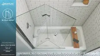 Aqua-Q Fold Tub Door | Bi-Fold Opening