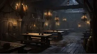 Medieval Tavern Ambience for Sleep, Medieval Inn | Fantasy Music and Ambience Cozy