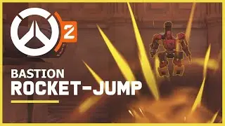Overwatch 2 Bastion Rocket/Grenade Jump - Bastion Tech Tutorial