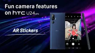 HTC U24 pro | Adding Gesture Stickers to Photos and Videos