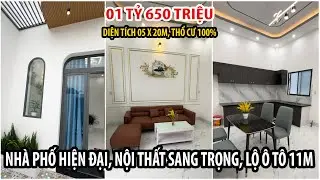 Nhà phố hiện đại, nội thất sang trọng, lộ ô tô 11m, gần KĐT Phú Cường và BVĐK Kiên Giang