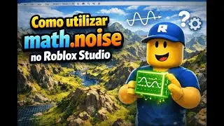 Geração procedural de terrenos a partir de math.noise no Roblox Studio!