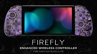 Take a look at  FUNLAB LUMINOUS Switch Joypad  Scarlet & Violet