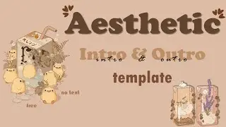 AESTHETIC INTRO AND OUTRO / NO TEXT / FREE DOWNLOAD - CUTE DUCKS