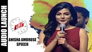 Anisha Ambrose Speech - Run Movie Audio Launch || Sundeep Kishan || Sai Karthik