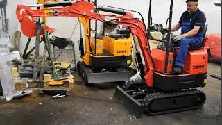 Rhinocerus  Bagger XN 10   XN 08    300 Kilo Hebetest