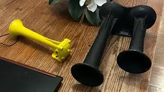 My first train horns!!! The Wabco AA2 and D5