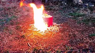 Amazing Fire Reaction in Chain MATCHES 🔥 #breakcam