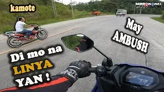 INAMBUSH KAMI NG WALANG HELMET SA DAAN | SNIPER 155 | MOTOPOPSI