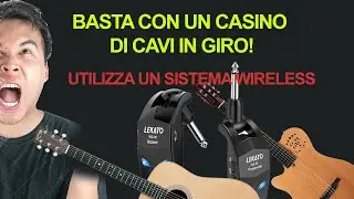 LEKATO WS 80 trasmettitore wireless BASTA CON UN CASINO DI CAVI IN GIRO!