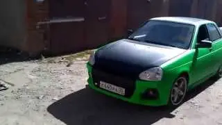 Lada Priora Жидкая резина Plasti Dip Ярко Зеленый Blaze Green