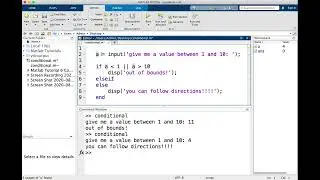 Matlab Tutorial 6 Conditionals - Arkansas Mechanical Engineering