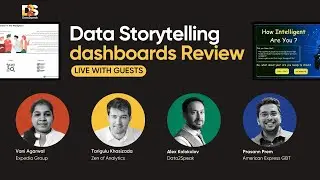 Data Storytelling dashboards Review with our guests!