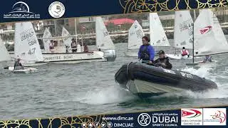 Nadine Trigkonis  winner Dubai Junior Regatta - Heat 3 in Optimist Girls
