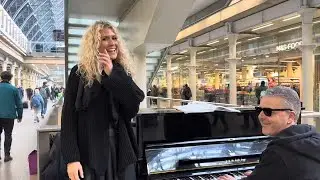 Blonde Bombshell Sings Ave Maria At The Piano
