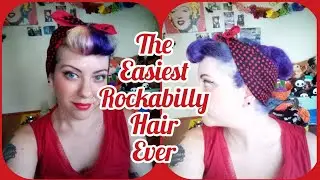 Super Easy, Lazy Vintage Ponybun