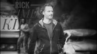 Rick grimes kills human and Walker