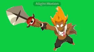 WAKFU COMIC ANIMATIONS (green screen)
