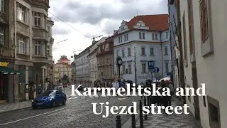 Karmelitska and Ujezd street - Prague, Czech Republic #prague