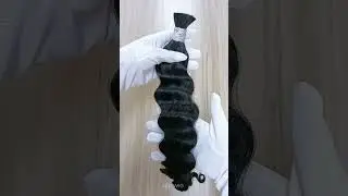 Loose Deep Wave Bulk Human Hair - #1 Braiding Hair