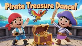 Pirate Treasure Dance Song! | Fun Kids Adventure Poem | Cocomelon Style Kids Rhyme