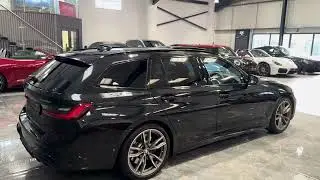BMW 3 серии M340d 2020 года &mdash; черный сапфировый металлик
