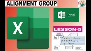 Aligning text in Microsoft Excel | Working with Microsoft Excel Tools  (BY JEETU MALAV)