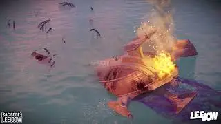 Fortnite - I.O. Airship / Blimp Crash Site | Tropical Ocean | Evening Loop [Quad Audio] (Ambience)