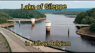 Lake of Gileppe in Jalhay, Begium