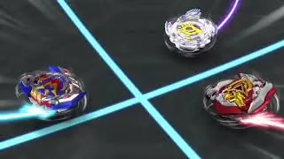 Valt vs lui vs aiga( beyblade burst super zetsu)