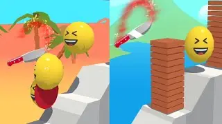 Fire Knife Slice it All Game! Satisfying and Most Relaxing Video #asmr #gameplay #satisfying #video 