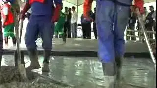 Agilia self compacting concrete video demonstration