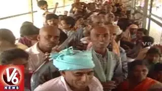 Devotees Throng At Tirumala Tirupati Sri Venkateswara Swamy Temple | V6 News