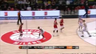Real Madrid's Othello Hunter Putback Slam