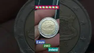 2 Euro 2002 Ireland Coin #ytshorts #coins