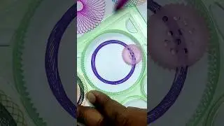 Simple spirograph design Geometric shape374 #shape #art #ytshort #funnypa #shorts #ytshort #tranding