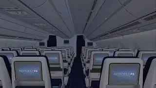 AEROFLY FS NEW 787 AND A350 CABIN DOHA-DUBAI