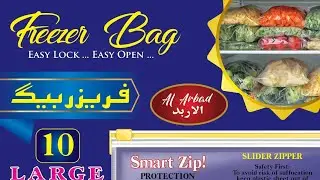 FREEZER BAG/ *SIZE SMALL PACK OF 20 / MEDIUM PACK OF 15 / LARGE PACK OF 10 PICES / ALL SIZE