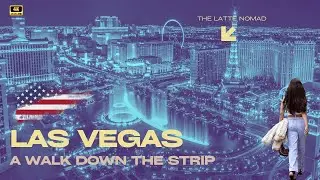Las Vegas Strip 4K Walk | Vegas Best Cafe | All Vegas Strip Hotels