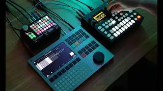 liquid fm - drum & bass jam with the Digitone, Zoia, and Polyend Tracker