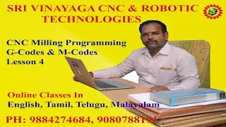 Cnc Milling Programming - M Codes G Codes Tamil - G Code M Code List - Cnc MIlling Tutorial Tamil