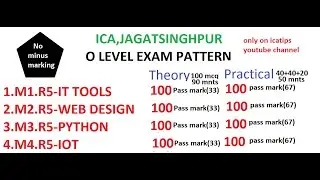 O LEVEL EXAM PATTERN || THEORY EXAM || PRACTICAL EXAM || Important for O Level Students ||