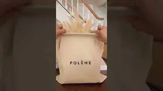 Pol&egrave;ne unboxing 🤍 #polene #unboxing #unboxingvideo #handbag
