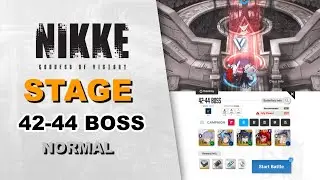 Stage 42-44 BOSS (Only One) Normal Mode | Goddess of Victory: Nikke