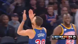 Steph Curry TIES The All-Time 3 Pointers Record! | Warriors vs Knicks