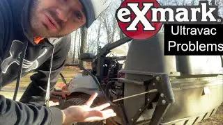 eXmark Ultravac Dump Bagger Broke!