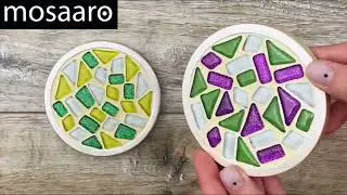o Moza&iuml;ek Set Ronde Onderzetters - iHobby